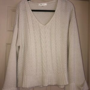 Cream boutique sweater